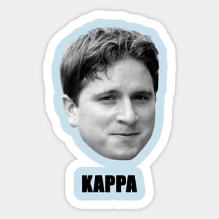 Kappa (Black Text) Sticker